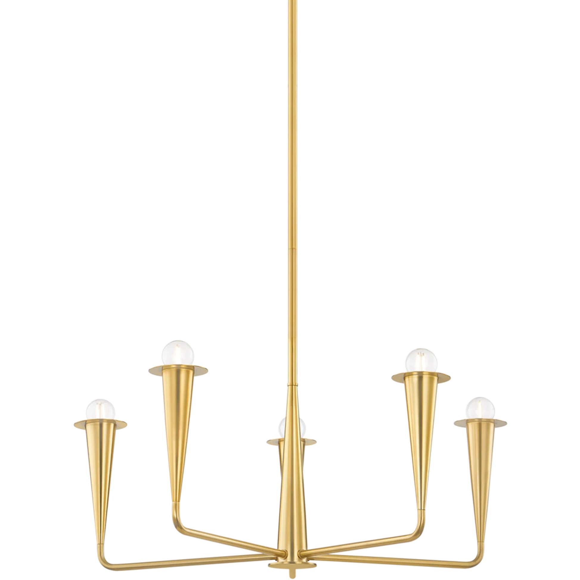 Danna 5-Light Chandelier by Mitzi. Made from steel in a modern style.