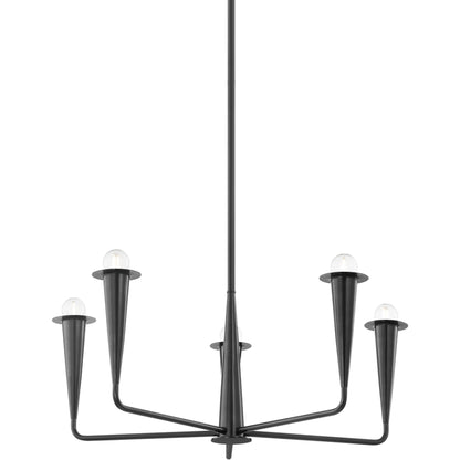 Danna 5-Light Chandelier by Mitzi. Made from steel in a modern style.