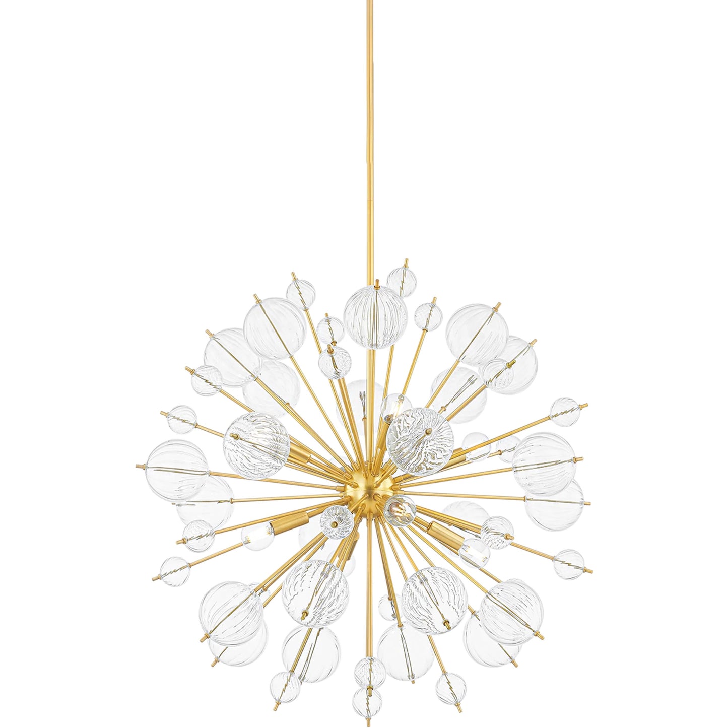 001 SI-2055329 | Primary Silo | Linnea 8 Light Chandelier by Mitzi in aged brass. Made from brass in a modern style.