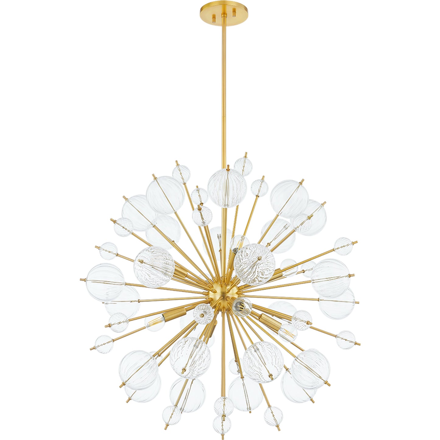 002 SI-2055329 | Additional Silo | Linnea 8 Light Chandelier by Mitzi in aged brass. Made from brass in a modern style.