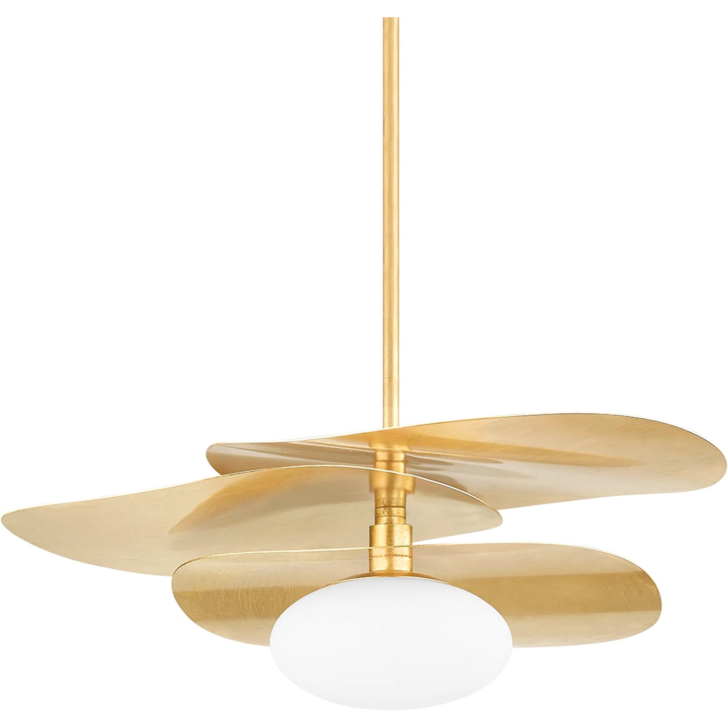 002 SI-2055337 | Primary Silo | Allida Pendant by Mitzi in vintage gold leaf. Made from unique in a modern style.
