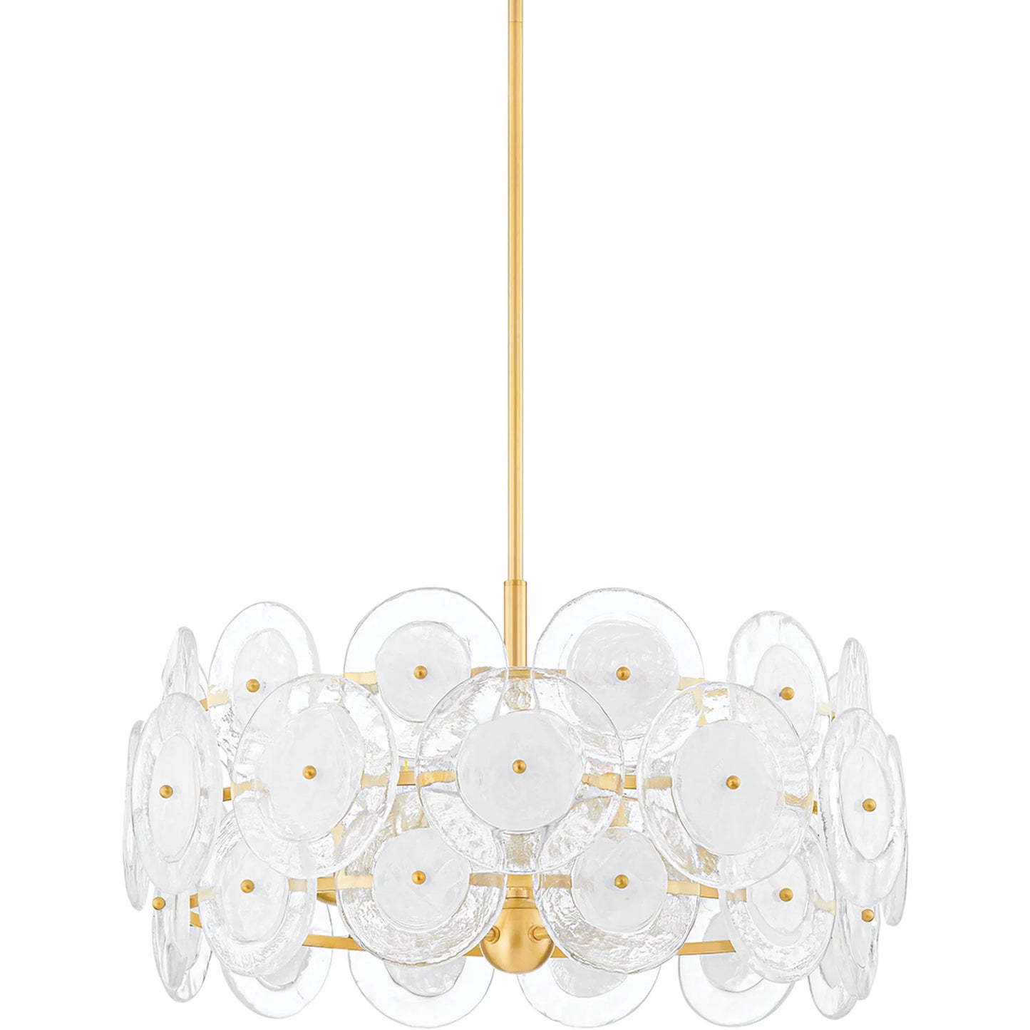 001 SI-2055350 | Primary Silo | Zoella 5 Light Chandelier by Mitzi in aged brass. Made from brass in a modern style.