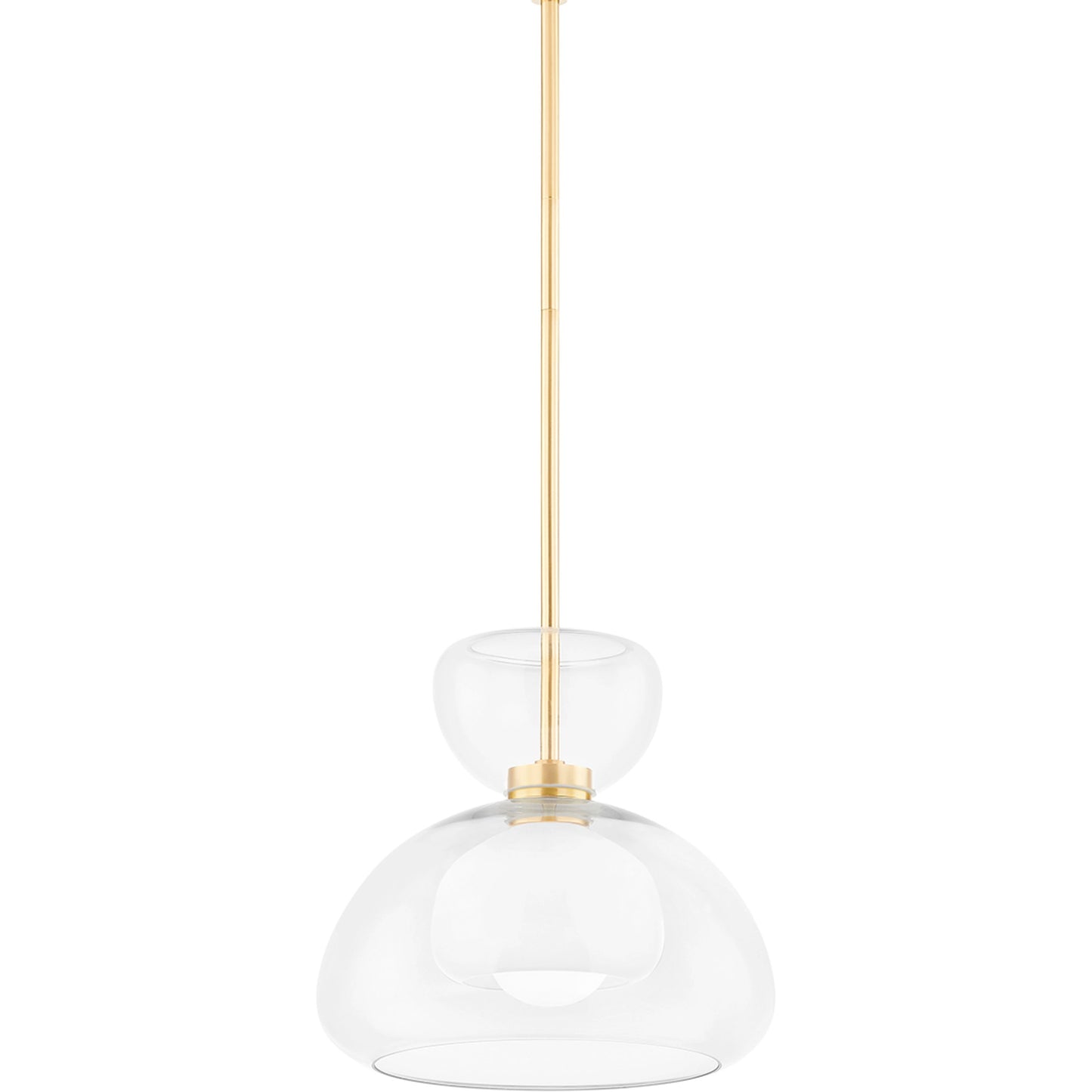001 SI-2055358 | Additional Silo | Cortney Pendant by Mitzi in aged brass. Made from brass in a modern style.