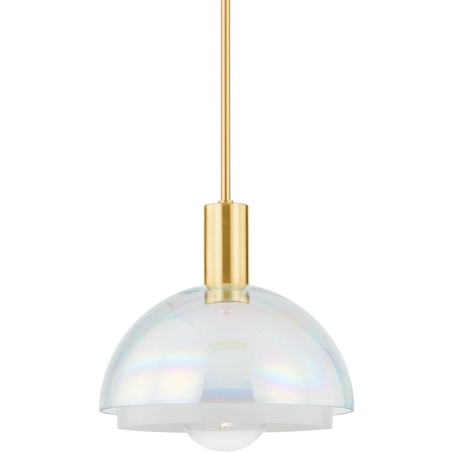 001 SI-2335820 | Primary Silo | Modena Pendant by Mitzi in aged brass. Made from steel in a modern style.
