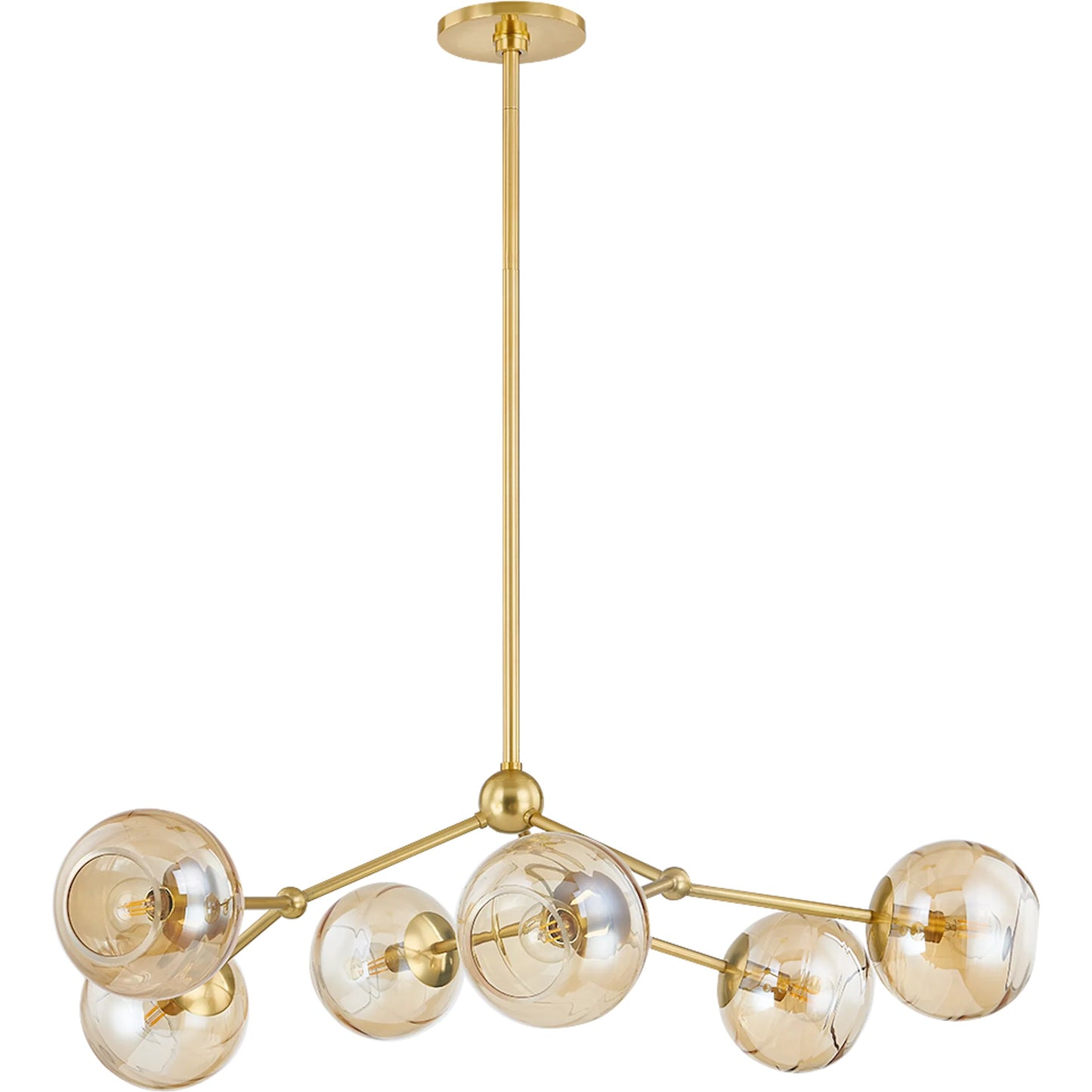 002 SI-2335917 | Additional Silo | Trixie Chandelier by Mitzi in aged brass. Made from steel in a modern style.