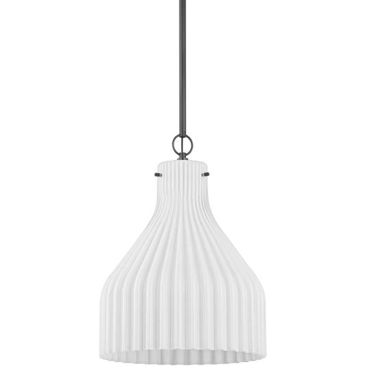 Corinthia Pendant by Mitzi. Made from steel in a unique style.