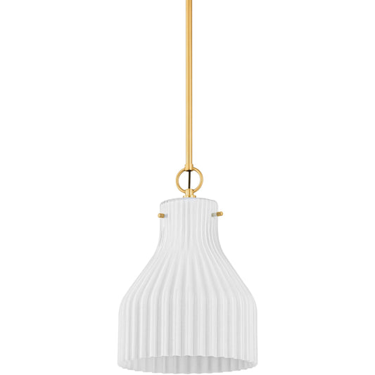 Corinthia Pendant by Mitzi. Made from steel in a unique style.