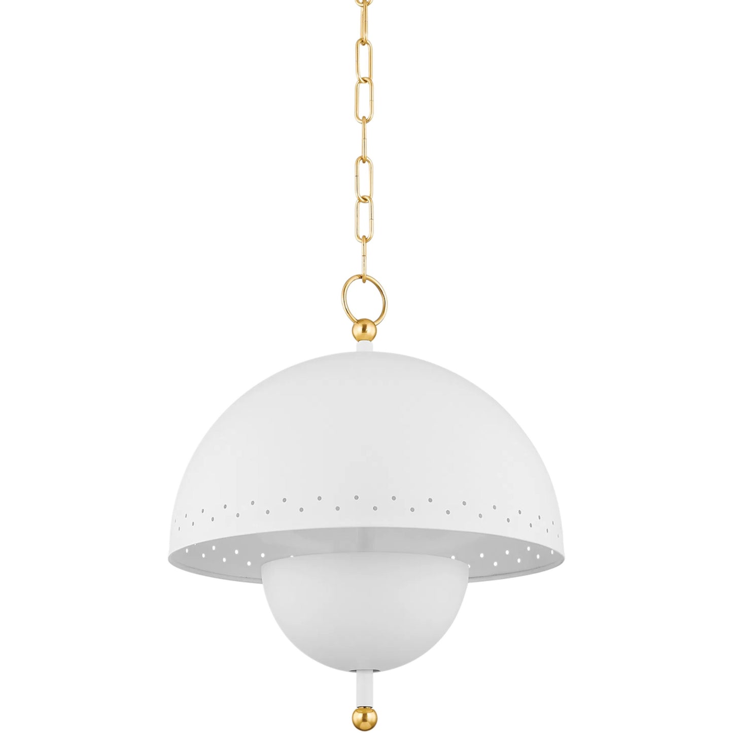 001 SI-2335770 | Primary Silo | Jojo Pendant by Mitzi in aged brass, soft white. Made from steel in a transitional style.