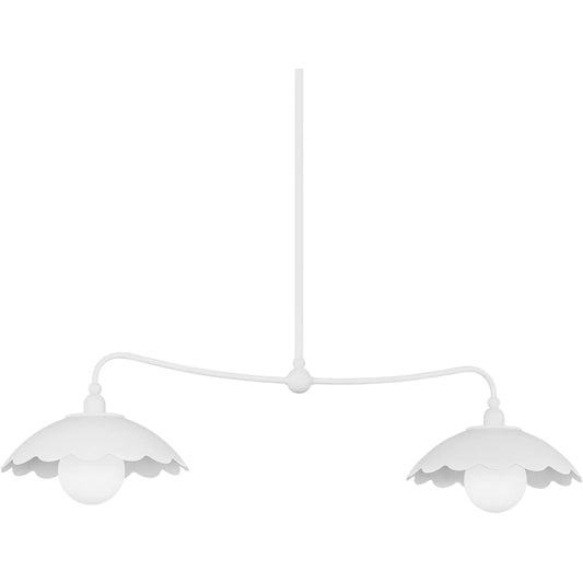 Yael Linear by Mitzi in textured white. Made from steel in a unique style.