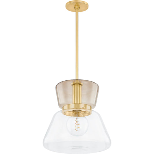 Elodie Pendant by Mitzi. Made from steel in a unique style.