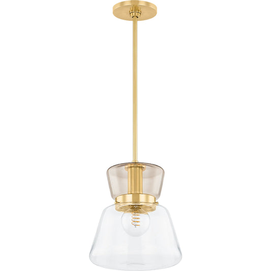 Elodie Pendant by Mitzi. Made from steel in a unique style.