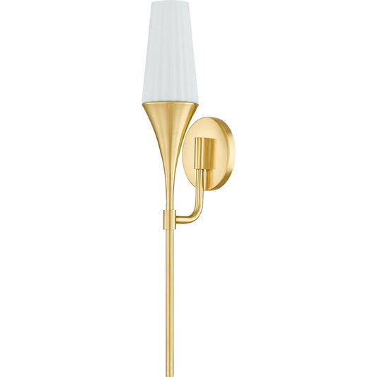 Luisa Wall Sconce by Mitzi. Made from steel in a unique style.