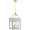 Aged Brass, Soft Arctic Blue / Large