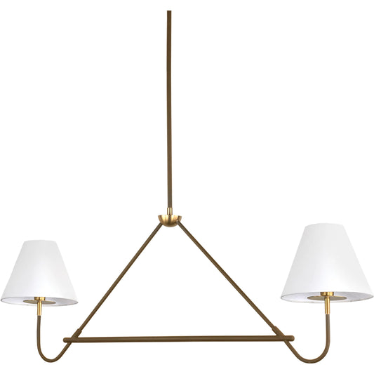 Polly Linear by Mitzi in aged brass, bronze. Made from steel in a unique style.