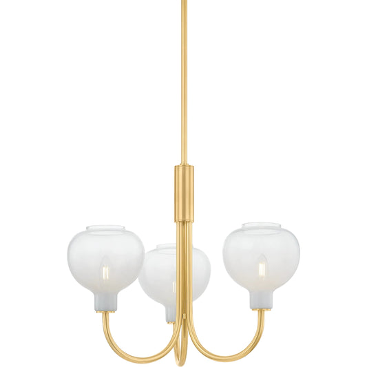 001 SI-2388207 | Primary Silo | Estelle Chandelier by Mitzi in aged brass. Made from steel in a unique style.