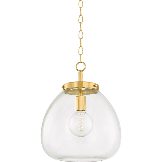 Della Pendant by Mitzi. Made from steel in a unique style.