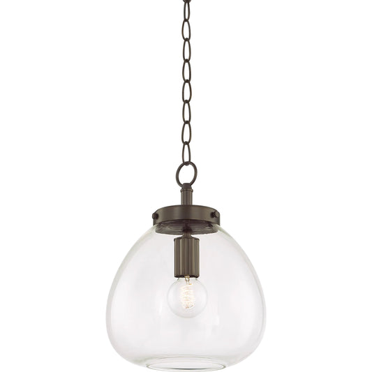 Della Pendant by Mitzi. Made from steel in a unique style.
