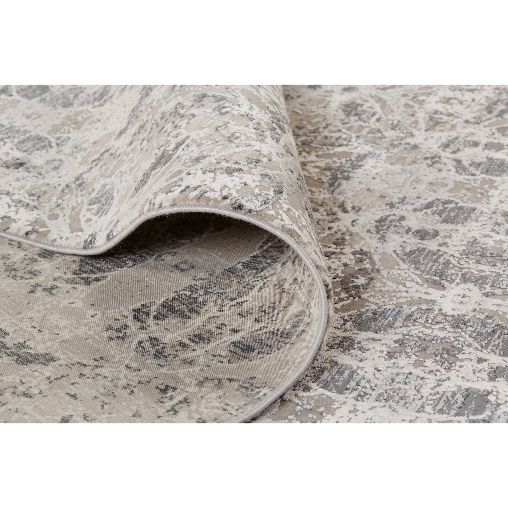 Cadiz Oriental Rug - 3990F by Feizy in gray, taupe, ivory. Made from viscose, acrylic in a unique style.