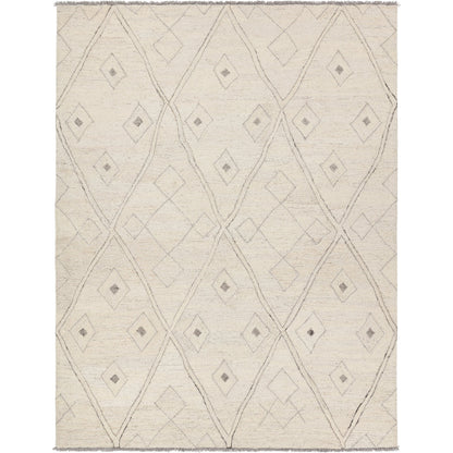 Hadi HAD02 Rug by Jaipur Living in ivory, gray. Made from 100% wool in a unique style.