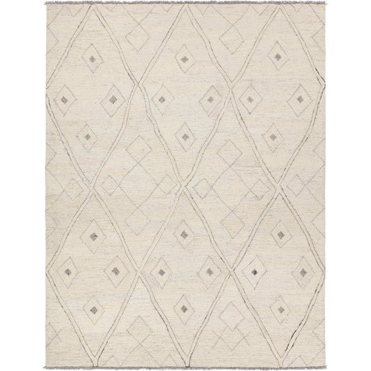 001 SI-2123535,SI-2123536,SI-2123537,SI-2123538 | Primary Silo | Hadi Ismael Rug by Jaipur Living in white, gray. Made from 100% wool in a unique style.