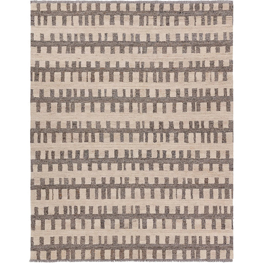 Hadi HAD05 Rug by Jaipur Living in gray, white. Made from 100% wool in a unique style.