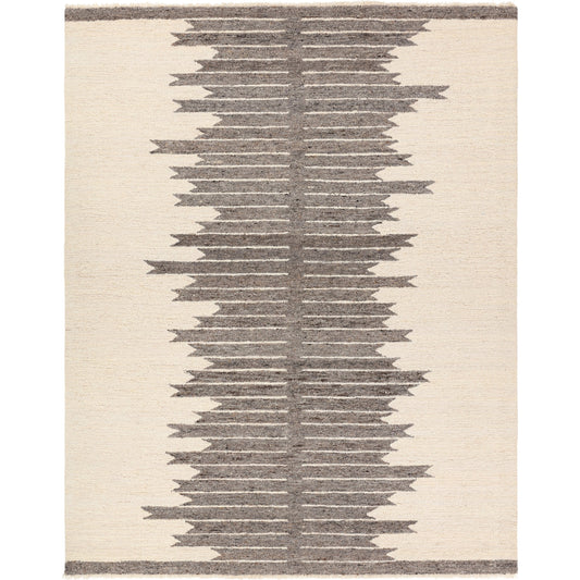 Hadi HAD07 Rug by Jaipur Living in gray, white. Made from 100% wool in a unique style.