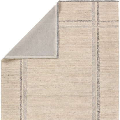 Hadi Bilal Rug by Jaipur Living in white, gray. Made from 100% wool in a unique style.