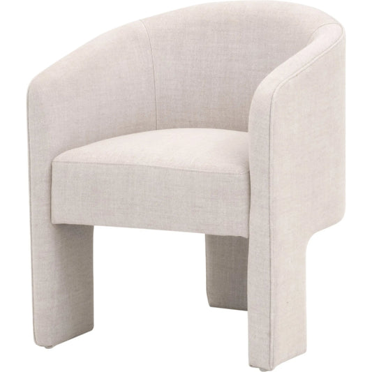 Hall Arm Chair by Essentials For Living in performance bisque french linen. Made from unique in a unique style.