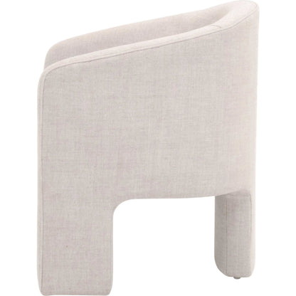 Hall Arm Chair by Essentials For Living in performance bisque french linen. Made from unique in a transitional style.