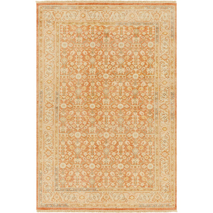 Hamadan Rug - 30389 by Surya in brown, light beige, slate. Made from 70% wool, 30% viscose in a unique style.