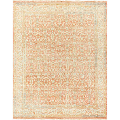 Hamadan Rug - 30389 by Surya in brown, light beige, slate. Made from 70% wool, 30% viscose in a unique style.