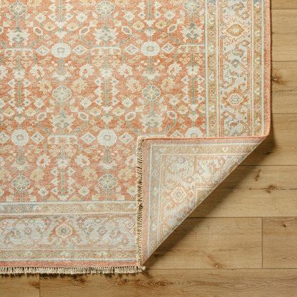 Hamadan Rug - 30389 by Surya in brown, light beige, slate. Made from 70% wool, 30% viscose in a unique style.
