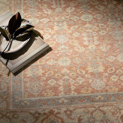 Hamadan Rug - 30389 by Surya in brown, light beige, slate. Made from 70% wool, 30% viscose in a unique style.