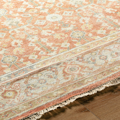 Hamadan Rug - 30389 by Surya in brown, light beige, slate. Made from 70% wool, 30% viscose in a unique style.