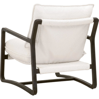Hamlin Club Chair by Essentials For Living. Made from solid oak wood, 96% polyester/4% acrylic fabric, foam, down blend, down feather in a modern style.