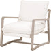 Hamlin Club Chair by Essentials For Living. Made from solid oak wood, 96% polyester/4% acrylic fabric, foam, down blend, down feather in a modern style.