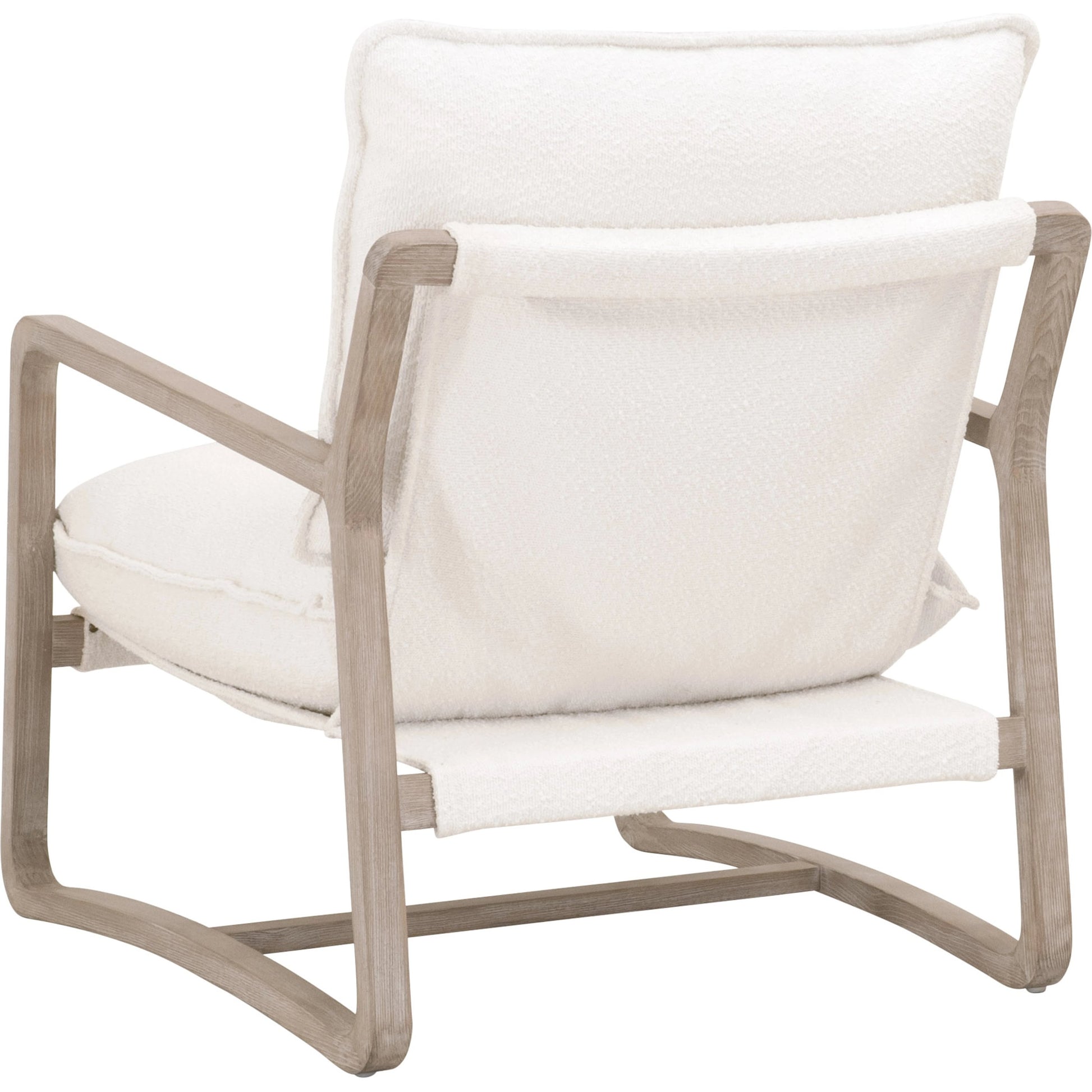 Hamlin Club Chair by Essentials For Living. Made from solid oak wood, 96% polyester/4% acrylic fabric, foam, down blend, down feather in a modern style.