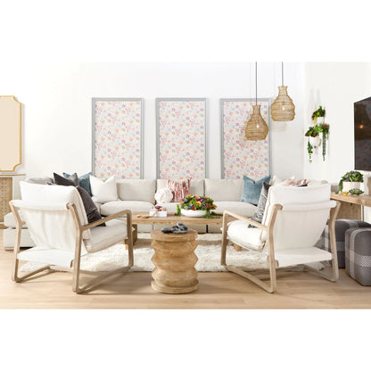 Hamlin Club Chair by Essentials For Living. Made from solid oak wood, 96% polyester/4% acrylic fabric, foam, down blend, down feather in a modern style.