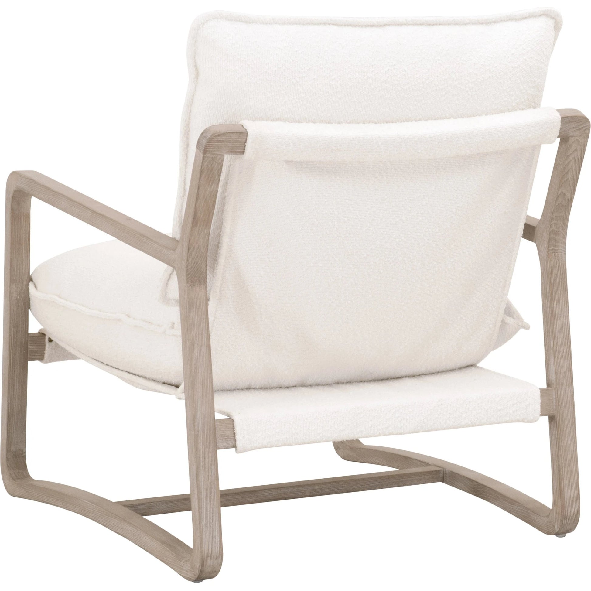 Hamlin Club Chair by Essentials For Living. Made from solid oak wood, 96% polyester/4% acrylic fabric, foam, down blend, down feather in a modern style.
