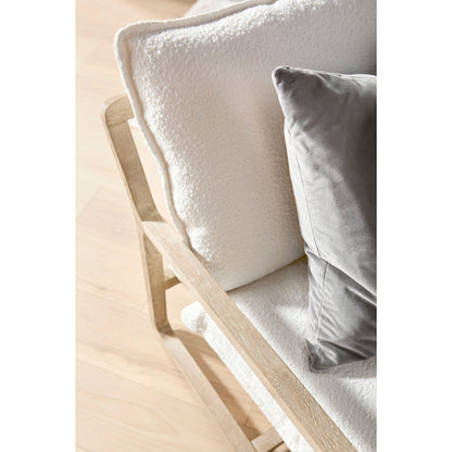 Hamlin Club Chair by Essentials For Living. Made from solid oak wood, 96% polyester/4% acrylic fabric, foam, down blend, down feather in a modern style.