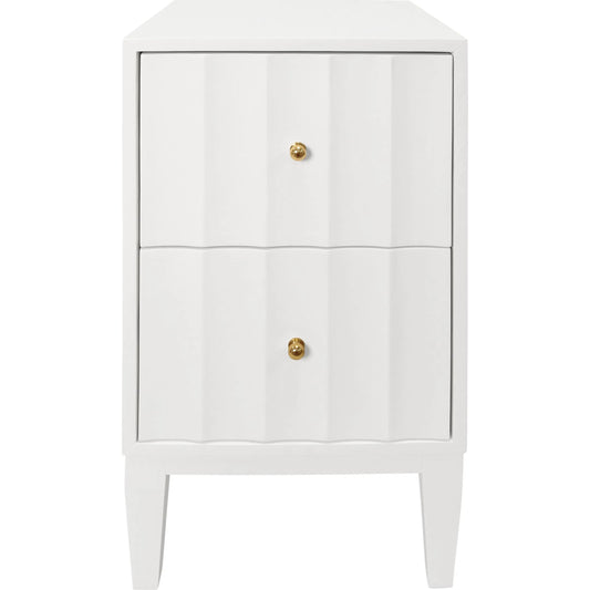Hammond Two Door Side Table by Worlds Away. Made from solid wood in a unique style.