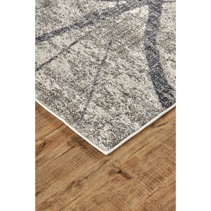 Kano Transitional Rug - 3877F by Feizy in taupe, gray, ivory. Made from polypropylene, polyester in a unique style.