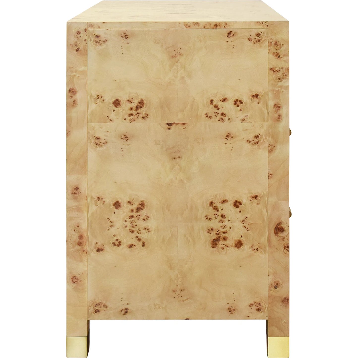 000 SI-2304033 | Additional Silo | Hancock Two Drawer Side Table by Worlds Away in brown. Made from unique in a modern style.