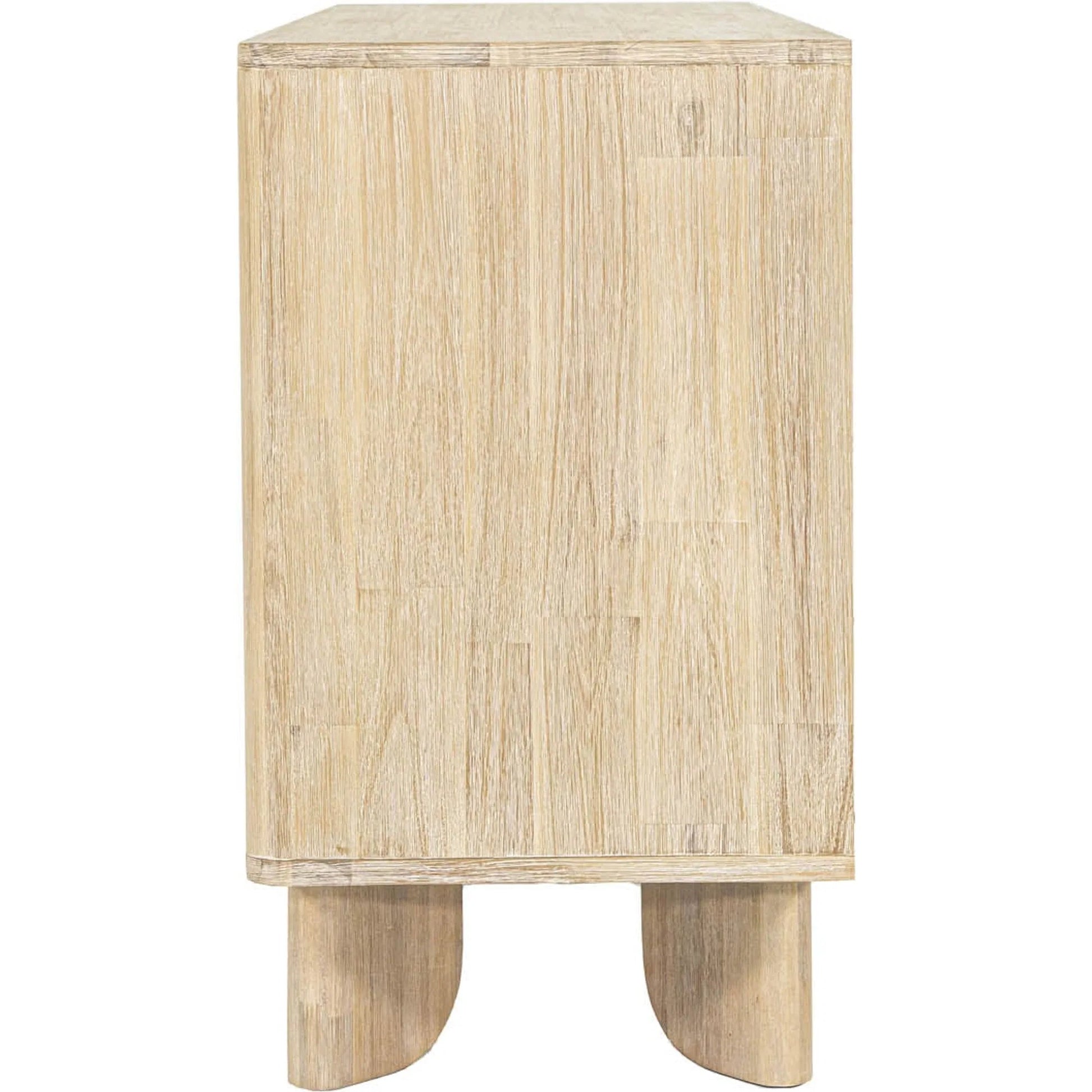 Haru Sideboard by LH Imports in beige and sand wash. Made from acacia, acacia veneer, mdf in a unique style.