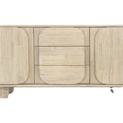 Haru Sideboard by LH Imports in beige and sand wash. Made from acacia, acacia veneer, mdf in a unique style.