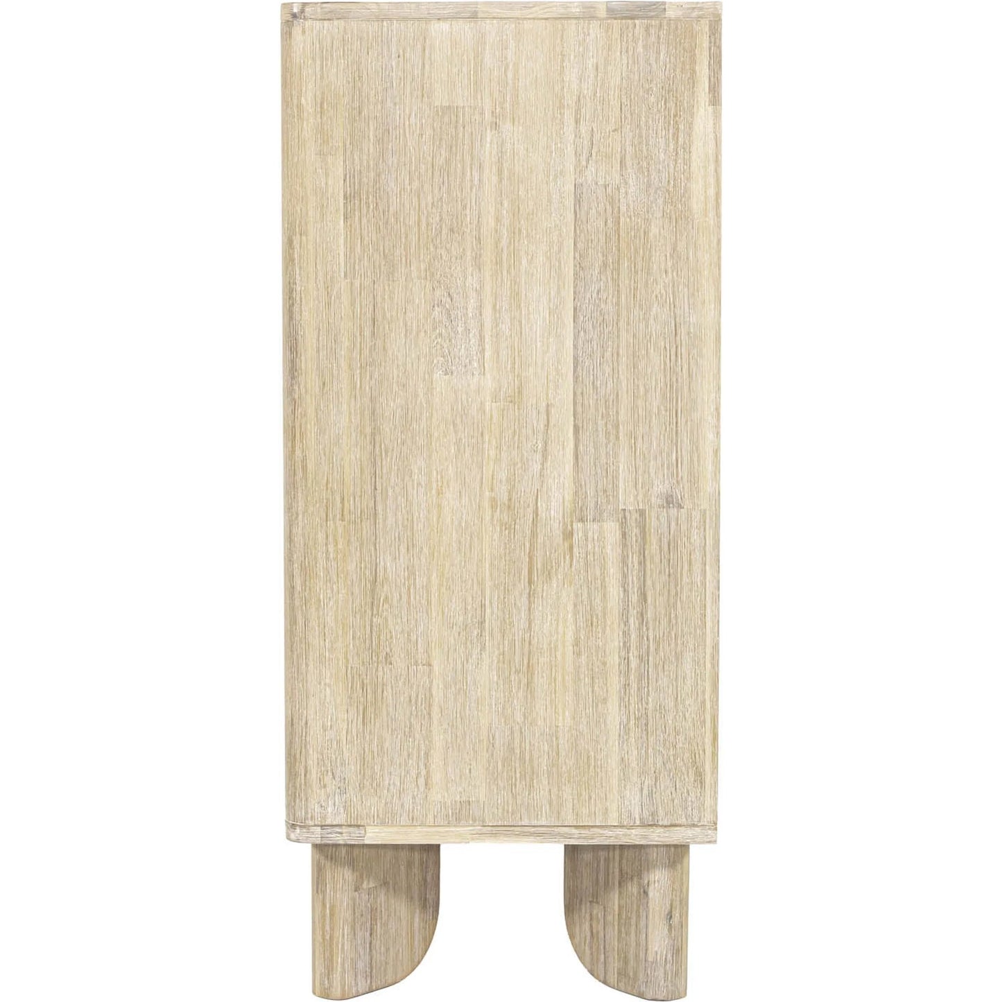 003 SI-2325066 | Unknown | Haru 5-Drawer Chest by LH Imports in beige and sand wash. Made from acacia, acacia veneer, mdf in a unique style.