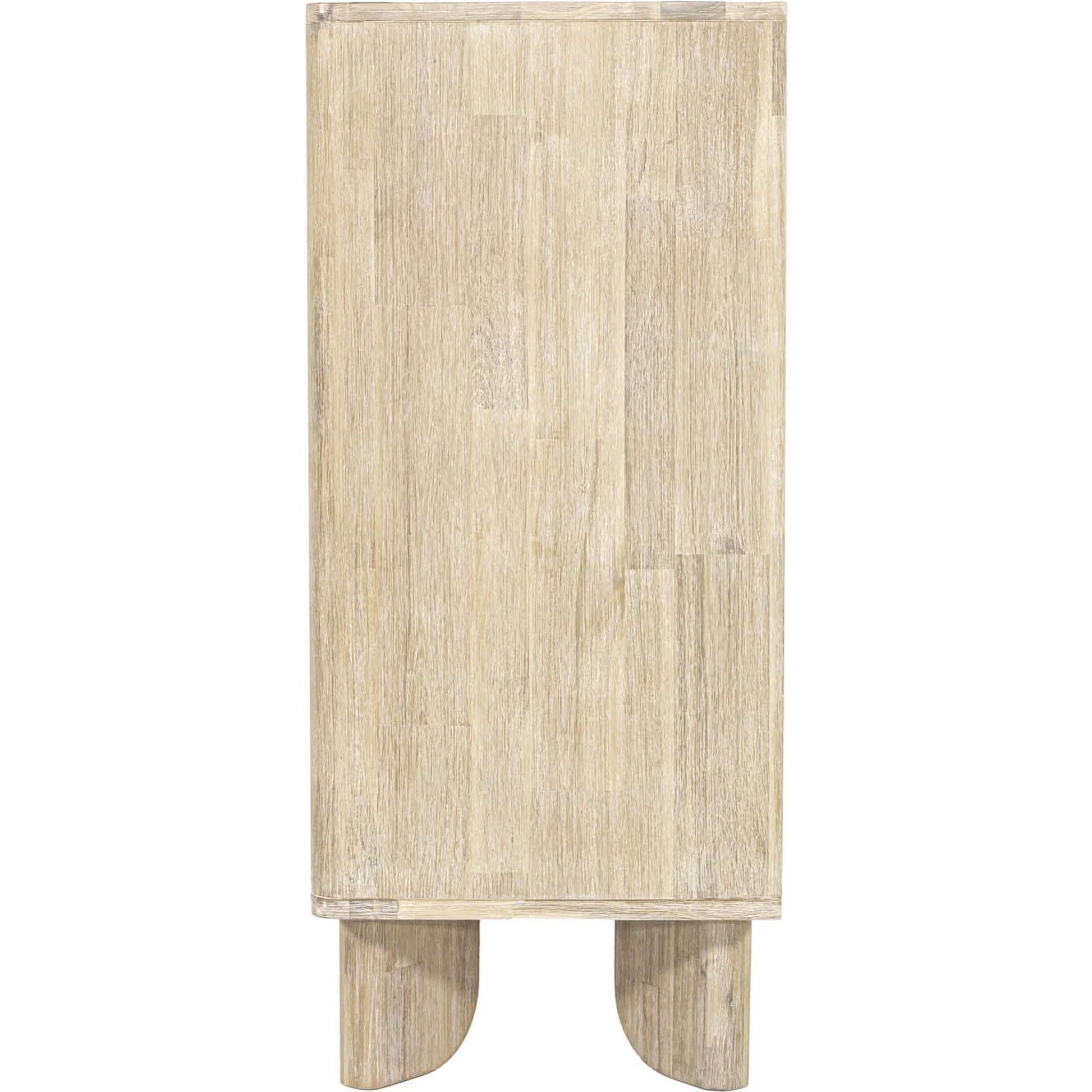 Haru 5-Drawer Chest by LH Imports in beige and sand wash. Made from acacia, acacia veneer, mdf in a unique style.