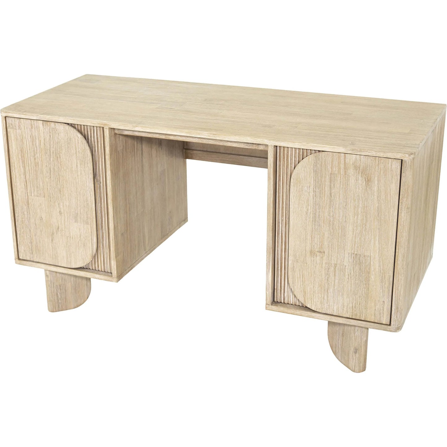 008 SI-2325069 | Unknown | Haru Desk by LH Imports in beige and sand wash. Made from acacia, acacia veneer, mdf in a unique style.