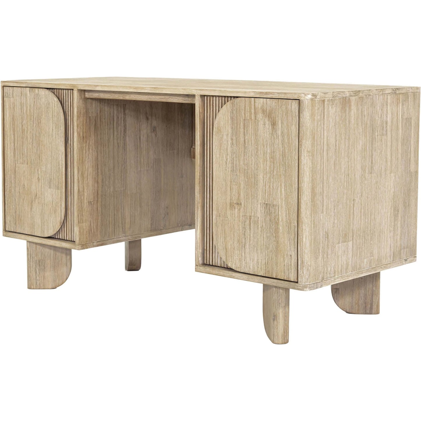 001 SI-2325069 | Primary Silo | Haru Desk by LH Imports in beige and sand wash. Made from acacia, acacia veneer, mdf in a unique style.