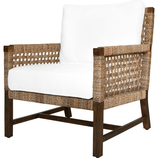 Harmon Club Chair by Worlds Away in ivory. Made from unique in a cottage & farmhouse style.